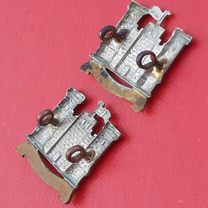 6th Inniskilling Dragoon Guards - Bi Metal Collar Badges. - Image 2