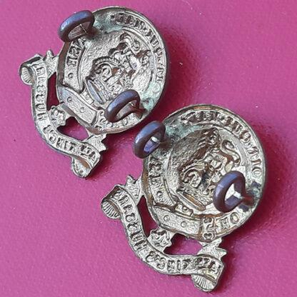 14th King's Hussars - King's Crown Gilding Metal Collar Badges - Image 2