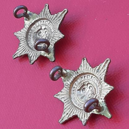 The Irish Guards - Gilding Metal Collar Badges. - Image 2