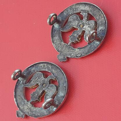 3rd Batallion The Royal Anglian Regiment - Silver & Gilt Collar Badges. - Image 2