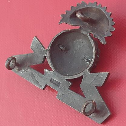 The Lancashire Fusiliers - Officer's Service Dress Collar Badge. - Image 2