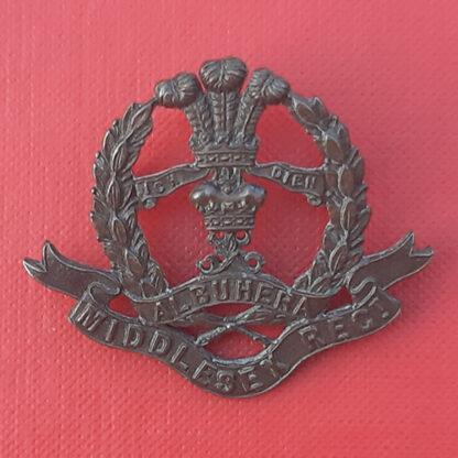 The Middlesex Regiment - Officer's Service Dress Collar Badge.