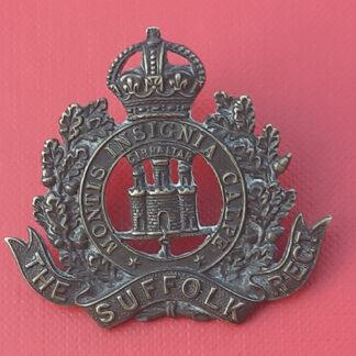 The Suffolk Regiment - Officers Service Dress Collar Badge.
