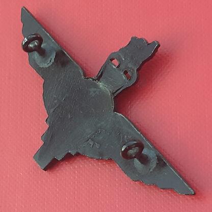 The Parachute Regiment - Queen's Crown Black Anodised Cap Badge. - Image 2