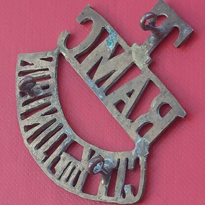 Royal Army Medical Corps (City Of London) Territorials - Gilding Metal Shoulder Title. - Image 2