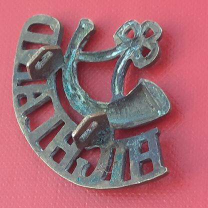 The Highland Light Infantry Gilding Metal Shoulder Title. - Image 2