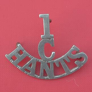 1st Hampshire Cadets - Gilding Metal Shoulder Title.