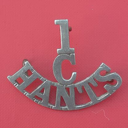 1st Hampshire Cadets - Gilding Metal Shoulder Title.