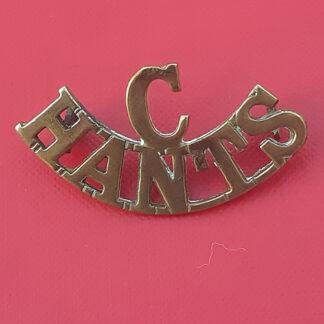 Hampshire Cadets - Gilding Metal Shoulder Title.