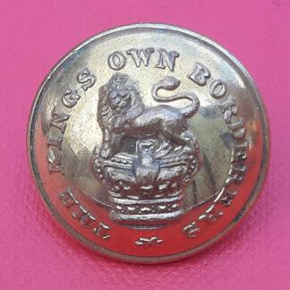 The King's Own Borderers - Queen Victoria's Crown Gilding Metal Button.