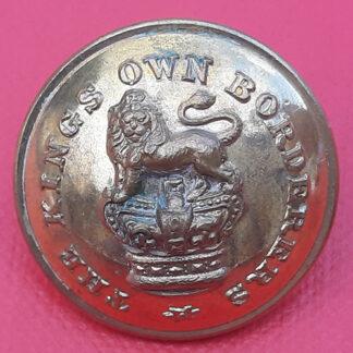 The King's Own Borderers - Queen Victoria's Crown Gilding Metal Button.