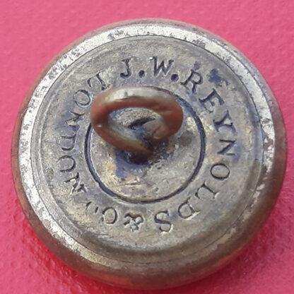 17th ( Leicestershire) Regiment Of Foot - Queen Victoria's Crown Gilding Metal Button. - Image 2