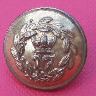 17th ( Leicestershire) Regiment Of Foot - Queen Victoria's Crown Gilding Metal Button.