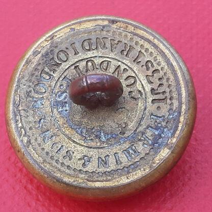 17th ( Leicestershire) Regiment Of Foot - Queen Victoria's Crown Gilding Metal Button. - Image 2