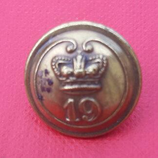 19th (1st York, North Riding) Princess of Wales's Regiment Of Foot -  Queen Victoria's Crown Gilding Metal Button.