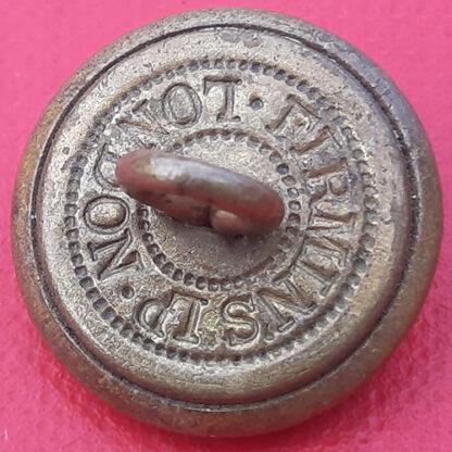 19th (1st York, North Riding) Princess of Wales's Regiment Of Foot -  Queen Victoria's Crown Gilding Metal Button. - Image 2