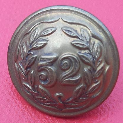 52nd (Oxfordshire Light Infantry) Regiment - Gilding Metal Button.