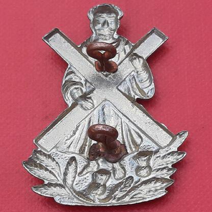 The Black Watch ( Royal Highland Regiment) - White Metal Sporran Badge. - Image 2