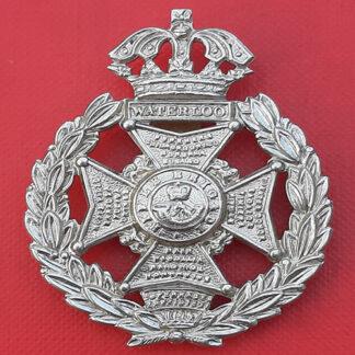The Rifle Brigade - White Metal Cap Badge.