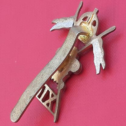 The 12th Lancers - King's Crown Bi Metal Cap Badge. - Image 2