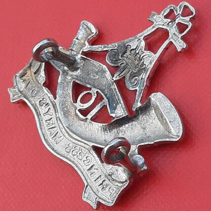 10th (Princess Mary' Own) Gurkha Rifles - Nickel Plated Cap Badge. - Image 2