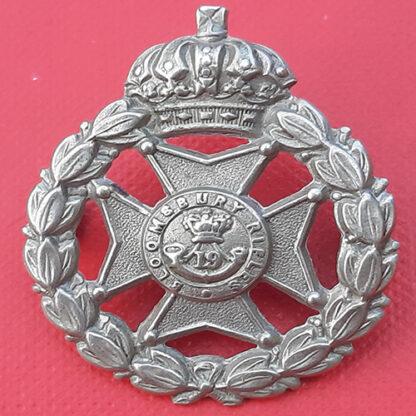 The Bloomsbury Rifles - White Metal Field Service Cap Badge