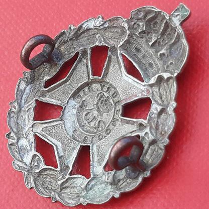 The Bloomsbury Rifles - White Metal Field Service Cap Badge - Image 2