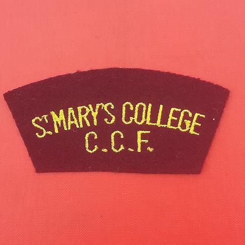 St. Mary's College C.C.F - Cloth Shoulder Title.