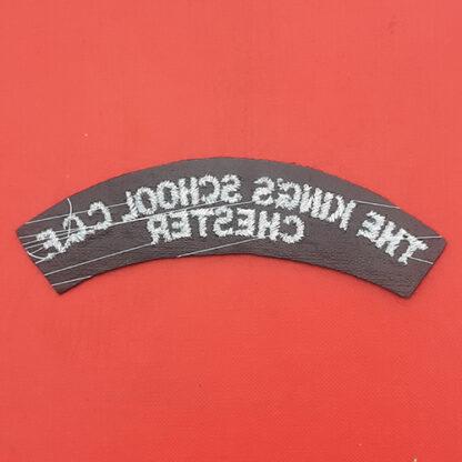 The King's School Chester C.C.F - Cloth Shoulder Title. - Image 2