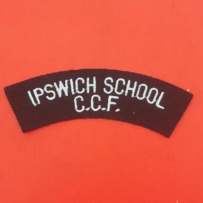 Ipswich School C.C.F - Cloth Shoulder Title.
