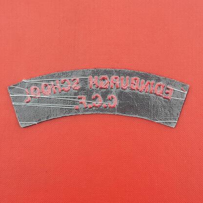 Edinburgh School C.C.F - Cloth Shoulder Title. - Image 2