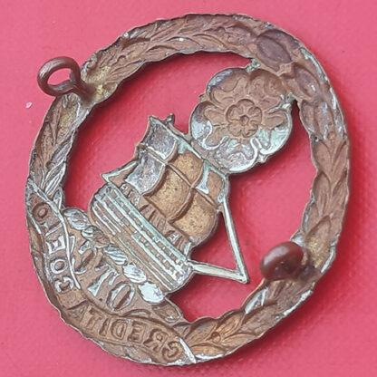 Churchers School O.TC - Gilding Metal Cap Badge. - Image 2