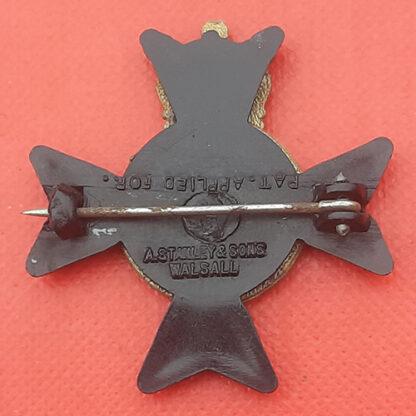 Army Cadet Force - King's Crown Officer's WW2 Plastic Economy Cap Badge. - Image 2