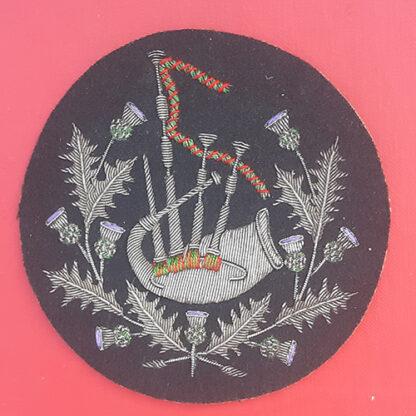 Pipe Major / Drum Major Pipers - Bullion Arm Badge.