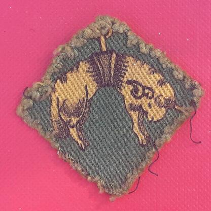 East & West Riding District - Printed Cloth Formation Badge.