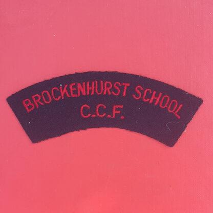 Brockenhurst School C.C.F - Woven Shoulder Title.