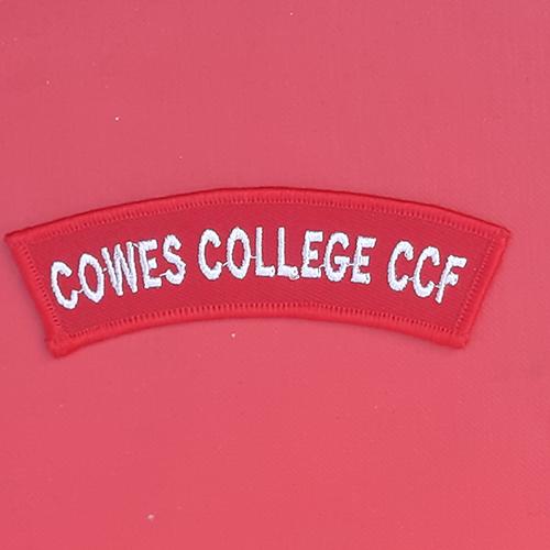 Cowes College C.C.F - Woven Shoulder Title.