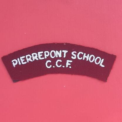 Pierrepont School C.C.F - Woven Shoulder Title.