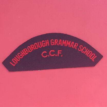 Loughborough Grammar School C.C.F - Cloth Shoulder Title.