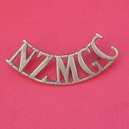 (New Zealand) New Zealand Machine Gun Corps - Gilding Metal Shoulder Title.
