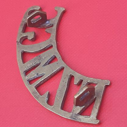 (New Zealand) New Zealand Machine Gun Corps - Gilding Metal Shoulder Title. - Image 2