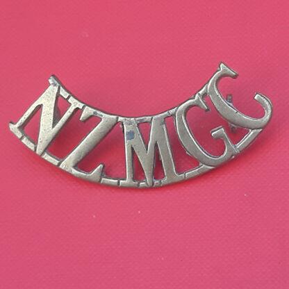 (New Zealand) New Zealand Machine Gun Corps - Gilding Metal Shoulder Title.