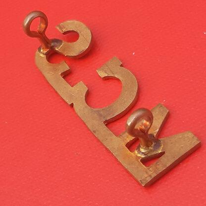 (Canada) Canadian Machine Gun Section - Gilding Metal Shoulder Title. - Image 2