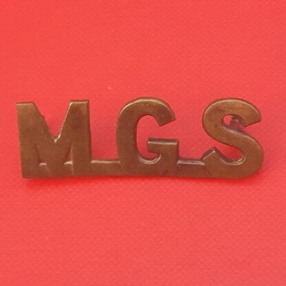 (Canada) Canadian Machine Gun Section - Gilding Metal Shoulder Title.