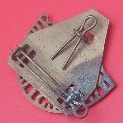 Worcestershire Territorial Yeomanry - Gilding Metal Shoulder Title. - Image 2