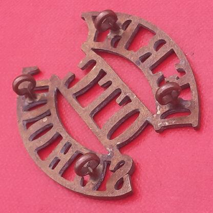 Derby School O.T.C - Gilding Metal Sholder Title. - Image 2