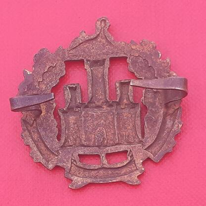 The Essex Regiment - Officers Service Dress Bronze Cap Badge. - Image 2