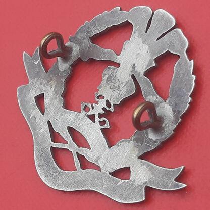 The Middlesex Regiment - Large Size White Metal Collar Badge. - Image 2