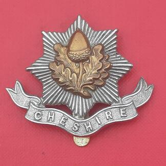 The Cheshire Regiment - Bi Metal Cap Badge.