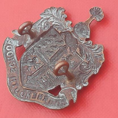 Bournemouth School O.T.C - Gilding Metal Cap Badge. - Image 2